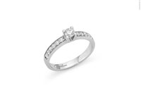 Anello Miluna Donna Solitario Di Diamanti in Oro Diamante LID3498-023G7